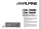 Alpine CDA-7944R Manuel utilisateur