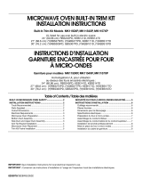 Whirlpool MT4155SPT - 1.5 Cu. Ft. Sensor Microwave Oven Installation Instructions Manual