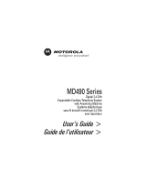Motorola MD490 Series Manuel utilisateur