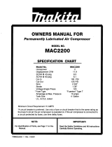 Makita MAC2200 Troubleshooting guide