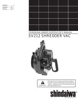 Shindaiwa Vacuum Cleaner 82052 Manuel utilisateur