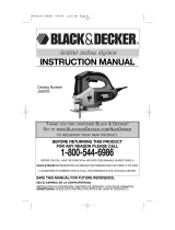 Black & Decker JS620G Manuel utilisateur