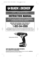 Black & Decker VPX1222 Manuel utilisateur