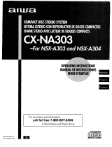 Aiwa NSX-A303 Manuel utilisateur