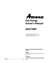 Amana ARG7300 Le manuel du propriétaire