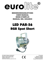 EuroLite LED PAR-56 RGB Spot Short Manuel utilisateur