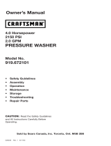 Craftsman 9195672101 Manuel utilisateur