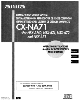 Aiwa NSX-A740 Manuel utilisateur