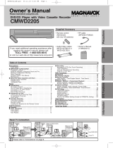 Magnavox CMWD2205 Manuel utilisateur