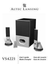 Altec Lansing VS4221 Manuel utilisateur
