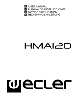 Ecler HMA120 Manuel utilisateur