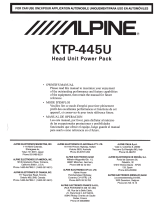 Alpine KTP-445U Manuel utilisateur