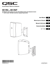 QSC AD-S52T (D) Manuel utilisateur