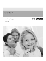 Bosch NGM3054UC Guide d'installation