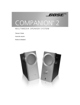 Bose Companion 2 Series II Manuel utilisateur