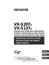 Aiwa VX-S137 Manuel utilisateur