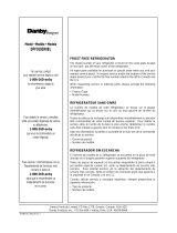 Danby Designer DFF9102BL Le manuel du propriétaire