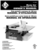 Master Cut Master Cut 7in. Portable Tile 60089 Manuel utilisateur