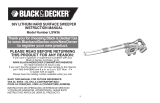 Black & Decker LSW36 Manuel utilisateur