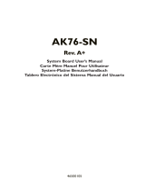 DFI AK76-SN Manuel utilisateur