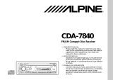 Alpine cda-7840 Manuel utilisateur