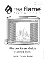 Real Flame Firebox 4099 Manuel utilisateur