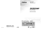 Clarion DXZ835MP Manuel utilisateur