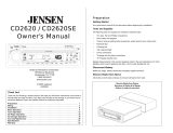 Jensen CD2620SE Manuel utilisateur