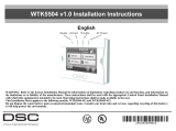 DSC WTK5504 Guide d'installation