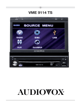 Audiovox VME 9309TS Le manuel du propriétaire