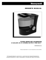 Honeywell HWM-950-Water Tank Le manuel du propriétaire