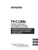 Aiwa TV-C1300U Manuel utilisateur
