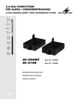 Monacor AV-200SET Manuel utilisateur