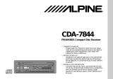 Alpine CDA-7844 Manuel utilisateur
