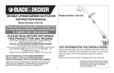 Black & Decker Cultivator LGC120 Manuel utilisateur