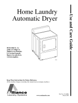 Alliance Laundry Systems D715I Guide d'installation
