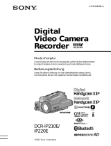 Sony DCR IP220E Le manuel du propriétaire