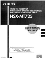 Aiwa NSX-MT725 Le manuel du propriétaire