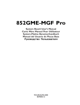 DFI 852GME-MGF Pro Manuel utilisateur