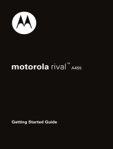 Motorola A455 - Rival Cell Phone Mode d'emploi