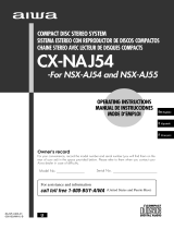 Aiwa NSX-AJ54 Manuel utilisateur