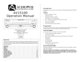 Audiovox AV1510D Manuel utilisateur