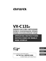 Aiwa VX-C131 Manuel utilisateur