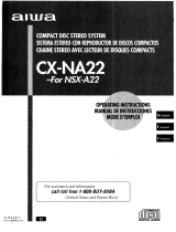 Aiwa NSX-A22 Manuel utilisateur