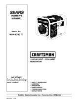 Craftsman 919.679370 Le manuel du propriétaire