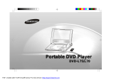 Samsung DVD-L75/L70 Mode d'emploi