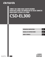 Aiwa CSD-EL300 Manuel utilisateur