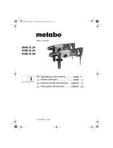 Metabo BHE-D 24 Manuel utilisateur