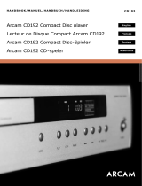 Arcam CD192 Manuel utilisateur