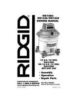 RIDGID WD1200 Le manuel du propriétaire